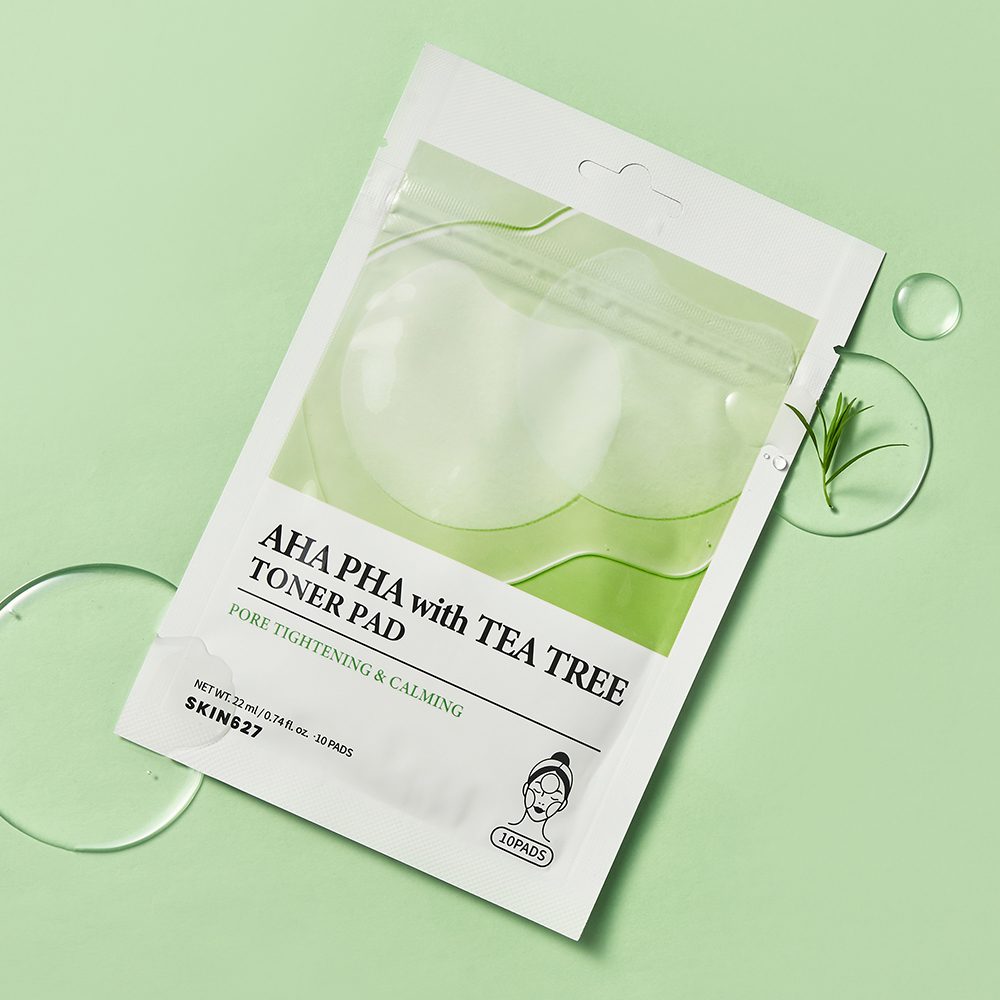 SKIN627 Пэды с кислотами и маслом чайного дерева AHA PHA With Tea Tree Toner Pad SKIN627 Пэды с кислотами и маслом чайного дерева AHA PHA With Tea Tree Toner Pad
