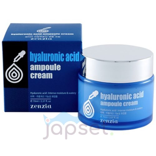 JIGOTT Крем для лица с гиалуроновой кислотой Zenzia Hyaluronic Acid Ampoule Cream