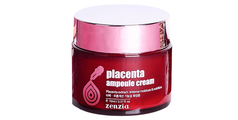 JIGOTT Крем для лица с плацентой Zenzia Placenta Ampoule Cream