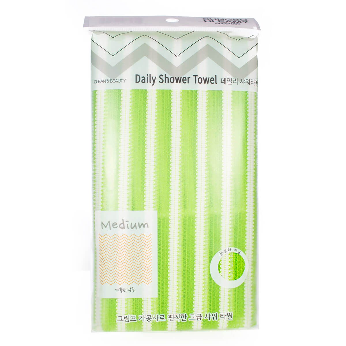 Sung Bo Cleamy Мочалка для душа Clean & Beauty Daily Shower Towel Medium Bamboo
