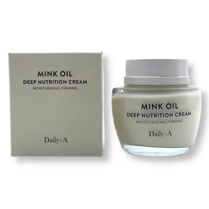 Deoproce Крем для лица с маслом норки Daly a Mink Oil Deep Nutrition Cream