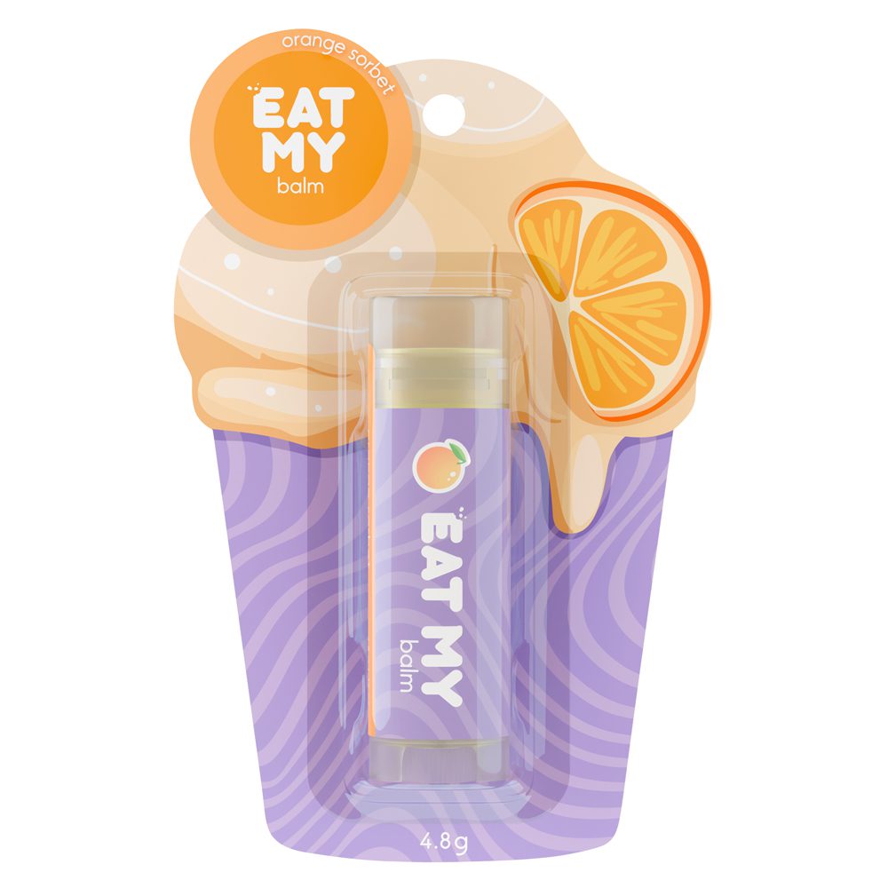 Eat My бальзам для губ Апельсиновый сорбет balm orange sorbet