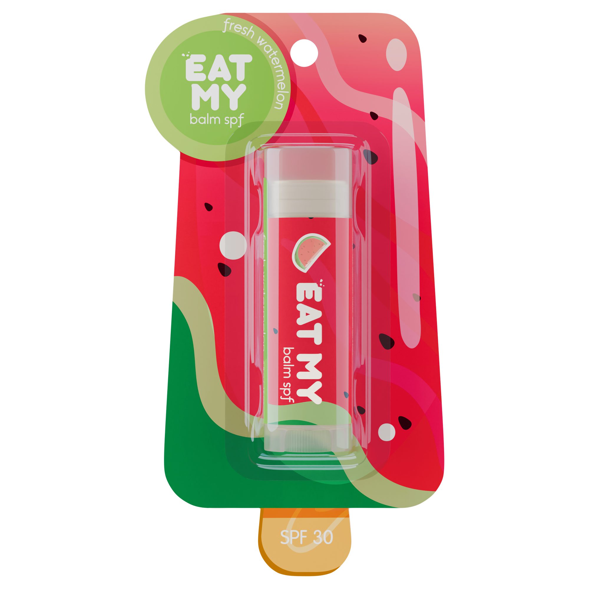 Eat My бальзам для губ c SPF 30 Свежий арбуз Lip Balm SPF 30 Fresh Watermelon