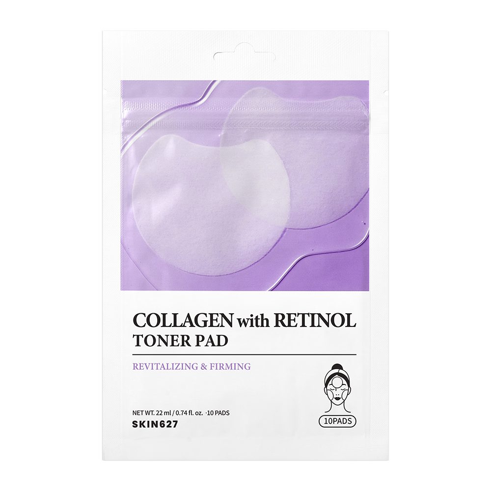SKIN627 Пэды с коллагеном и ретинолом Collagen With Retinol Toner Pad SKIN627 Пэды с коллагеном и ретинолом Collagen With Retinol Toner Pad