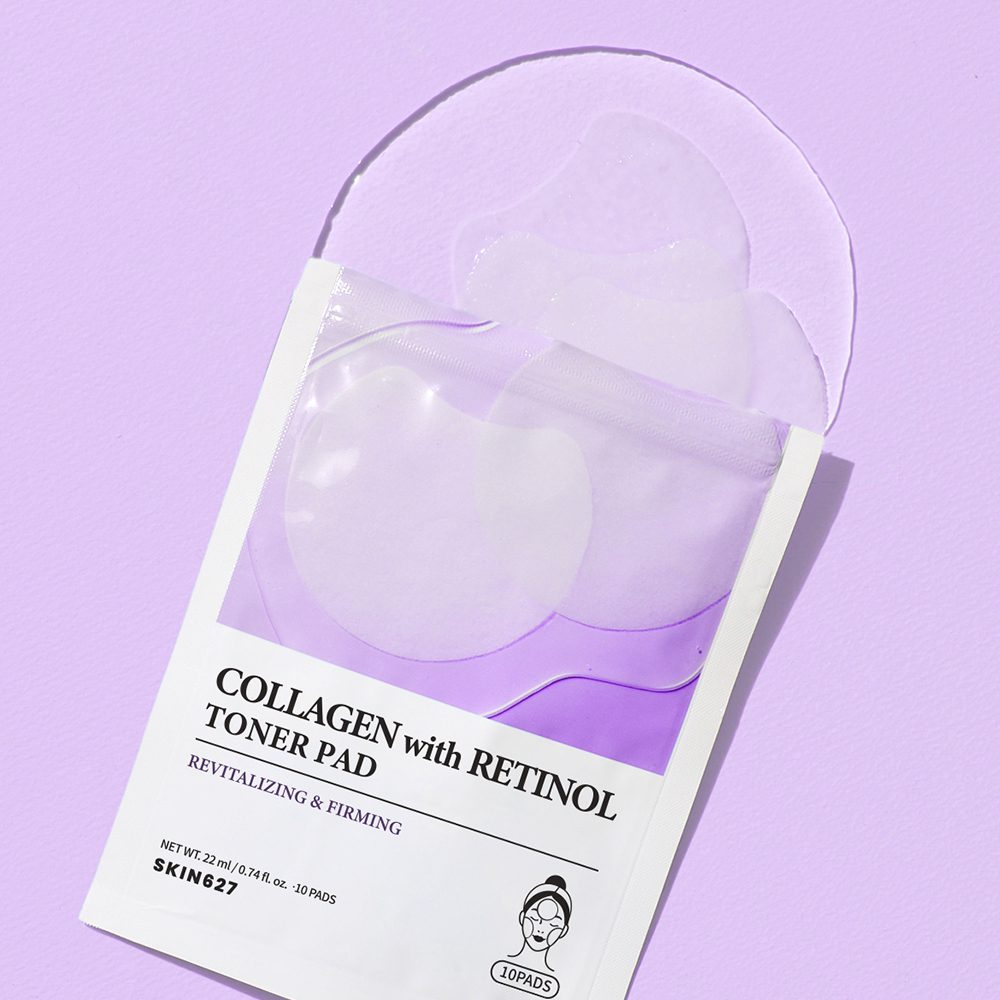 SKIN627 Пэды с коллагеном и ретинолом Collagen With Retinol Toner Pad SKIN627 Пэды с коллагеном и ретинолом Collagen With Retinol Toner Pad