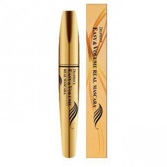 Deoproce Тушь с экстрактом чёрной икры для придания объёма ресницам Easy & Volume Real Mascara
