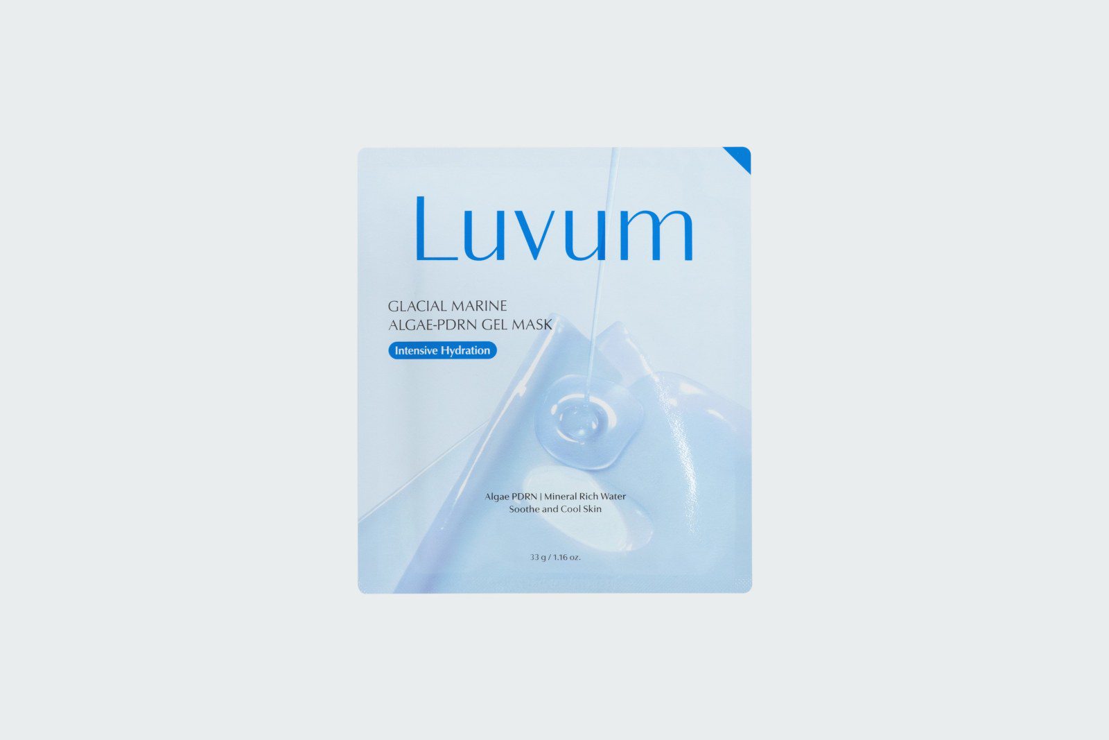 Luvum Укрепляющая гелевая маска для лица с морскими водорослями и PDRN ,