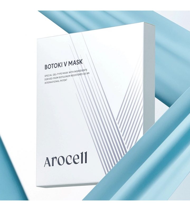 AROCELL Эластичная маска для подтяжки и укрепления нижней трети лица Botoki V Mask 4 шт