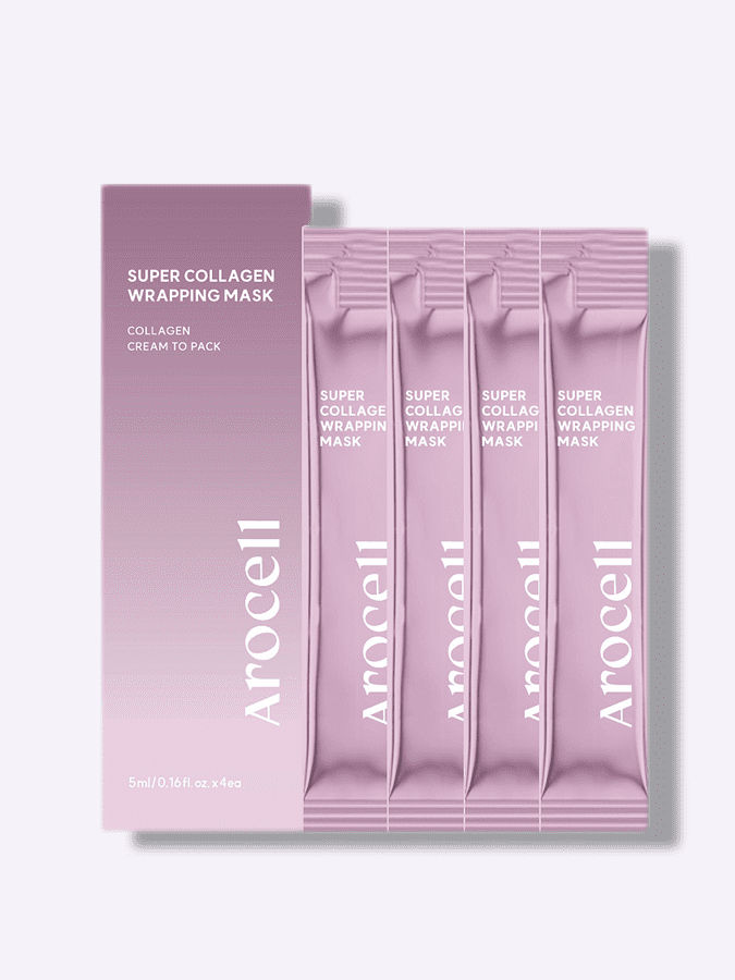 AROCELL Саше Коллагеновая маска-плёнка для сияния и гладкости кожи Super Collagen Wrapping Mask 1 шт