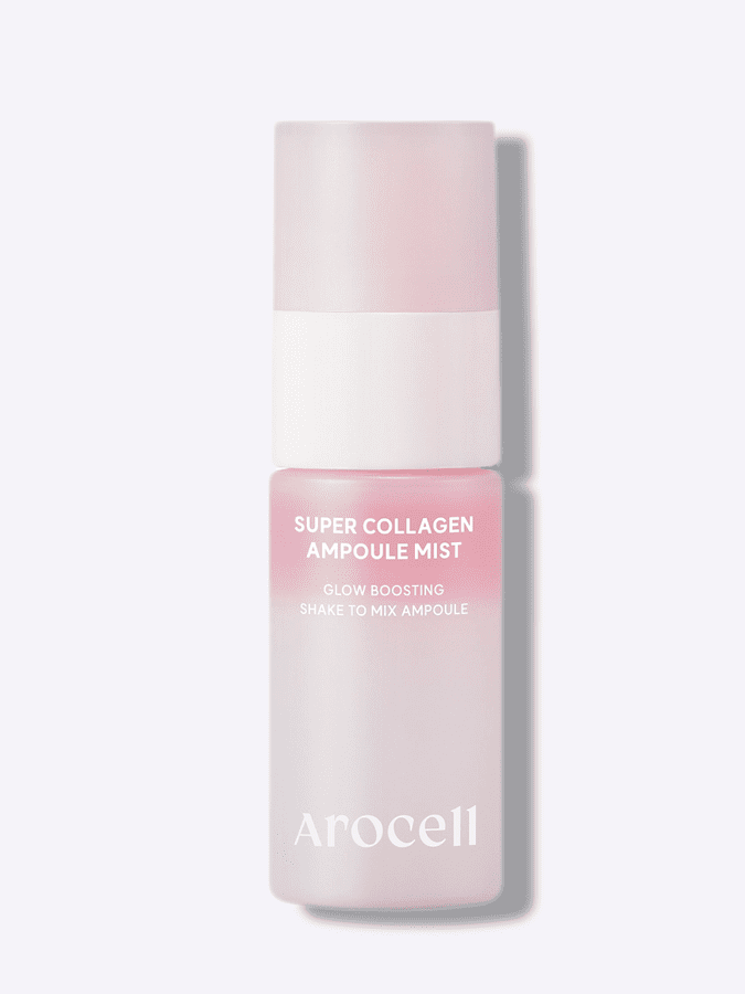 AROCELL Двухфазный коллагеновый мист с розовым маслом и ПДРН Super Collage Ampoule Mist 30мл