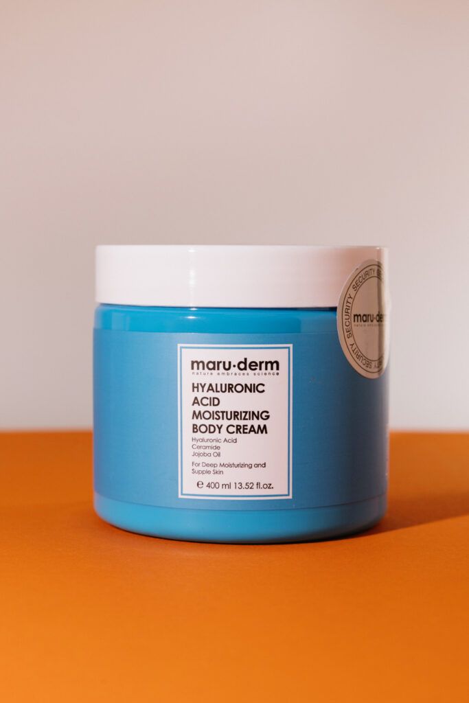 MARU.DERM Крем для тела увлажняющий Гиалуроновая кислота Hyaluronic Acid Moisturizing Body Cream, 4