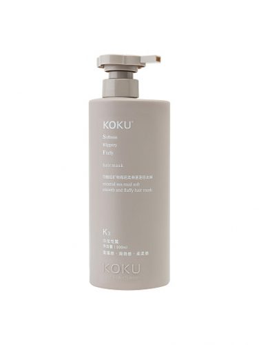 KOKU Востанавливающая маска для волос с минеральной морской грязью Mineral Sea Mud Soft Smooth&Fluff