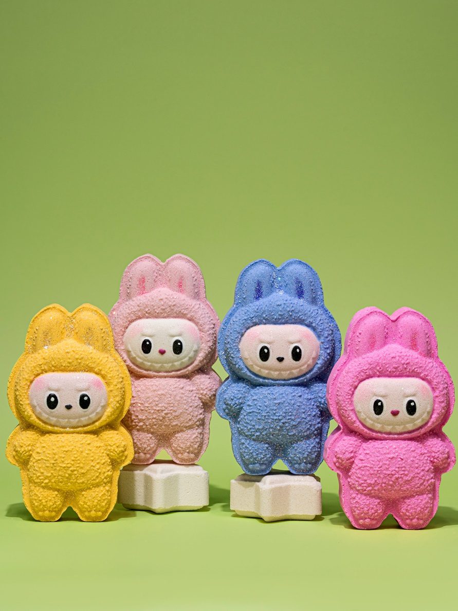 Dusha Бомбочка для ванны Лабубу Бледно-Розовая 220 г