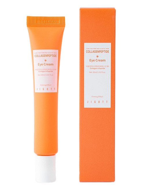 JIGOTT Крем для кожи вокруг глаз с роллером с коллагеном и пептидами Collagen Peptide Eye Cream 30мл