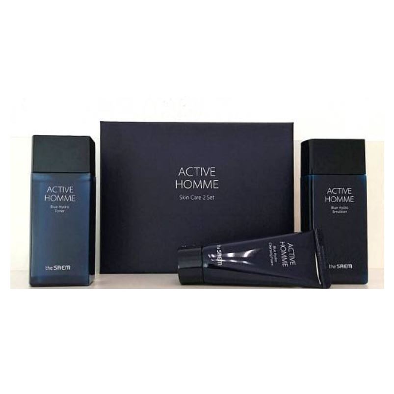 the SAEM Набор уходовый для мужской кожи лица Active Homme Blue Hydro Skin Care 00-00008685