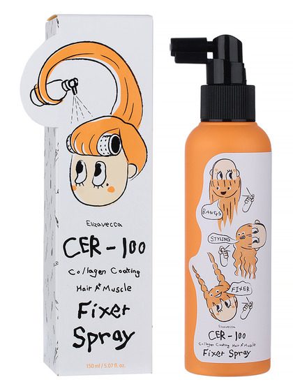 Elizavecca Спрей для волос cer-100 collagen coating hair muscle fixer spray