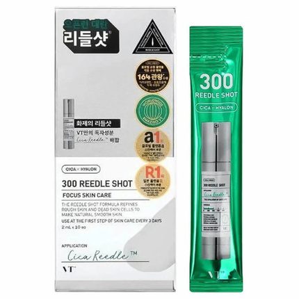 VT Cosmetics Бустер-сыворотка для лица Спикулы 300 VT Reedle Shot300 Facial Boosting First Ampoule