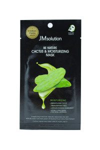 JMSOLUTION  Маска для лица тканевая Кактус увлажняющая Be Nature Cactus & Moisturizing Mask