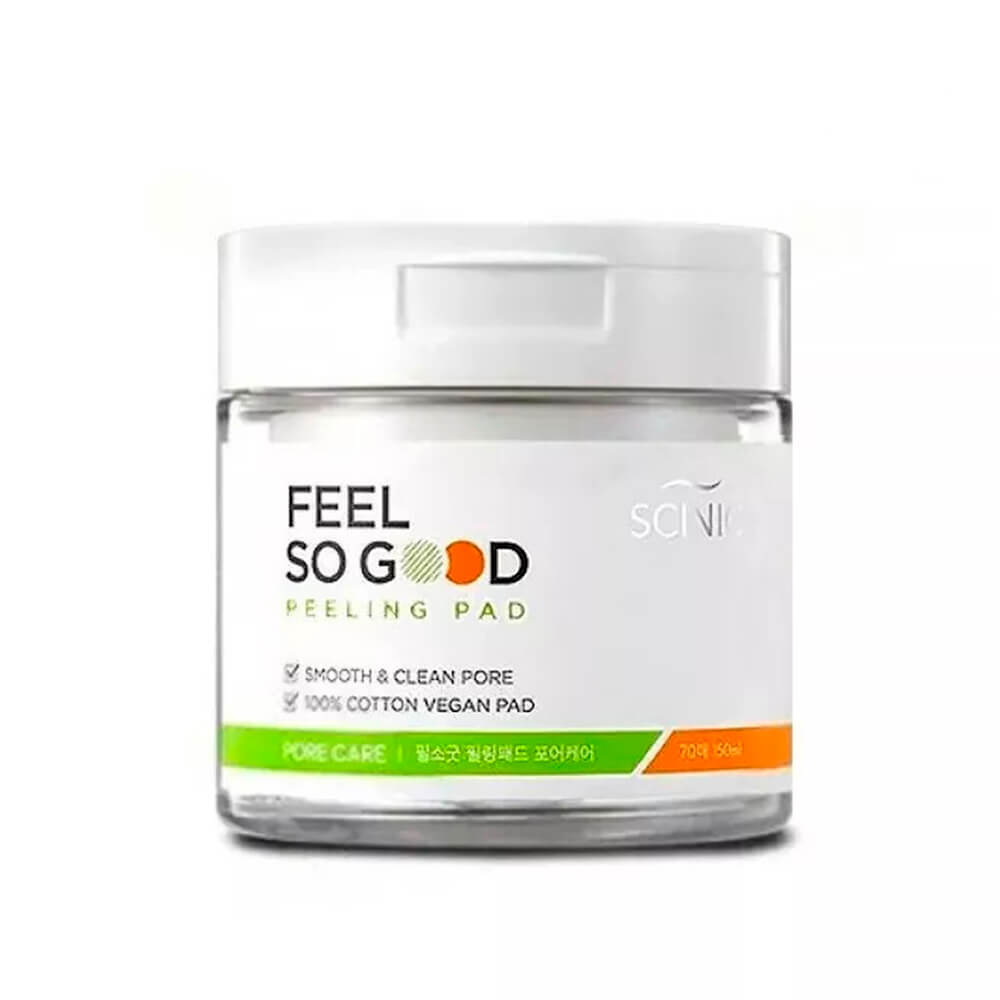 Scinic Очищающие пилинг-спонжи с PНA кислотами/FEEL SO GOOD PEELING PAD [PORE CARE] (70 шт)