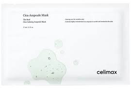 Celimax Маска тканевая успокаивающая на основе центеллы The Real Cica Calming Ampoule Mask (27 мл)