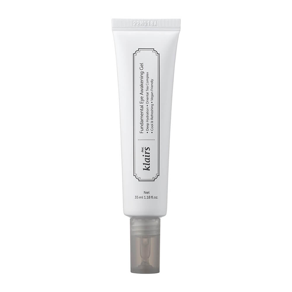 Dear, Klairs Гель для век с зеленым чаем и пептидами — Fundamental eye awakening gel, 35мл
