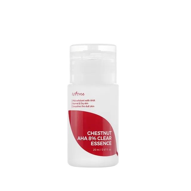 ISNTREE Chesnut AHA 8% Clear Essence Миниатюра Обновляющая эссенция с АНА-кислотами (20 мл)