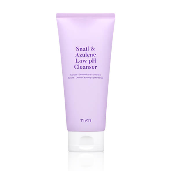 TIAM Гель для умывания с муцином улитки и азуленом — Snail & Azulene Low pH Cleanser, 200мл