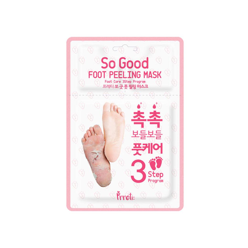 Prreti Маска-пилинг для ног 3-ступенчатая программа/So Good Foot Peeling Mask 3-Step Program 20гр