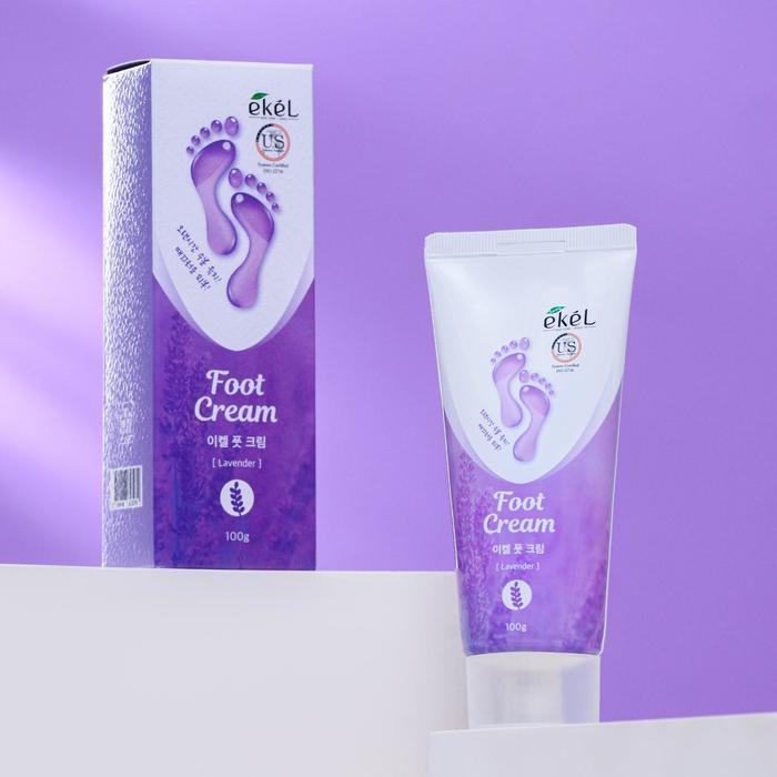 Ekel Foot Cream Lavender Крем для ног с ароматом Лаванды, 100мл