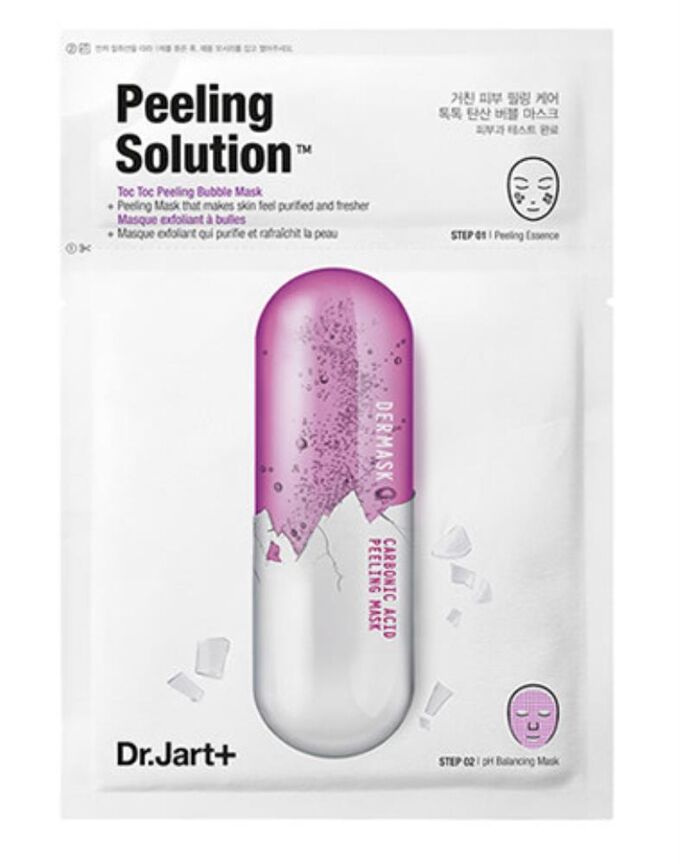 Dermask Ultra Jet Peeling Solution Тканевая 2-х ступенчатая пилинг-маска4 гр23 гр