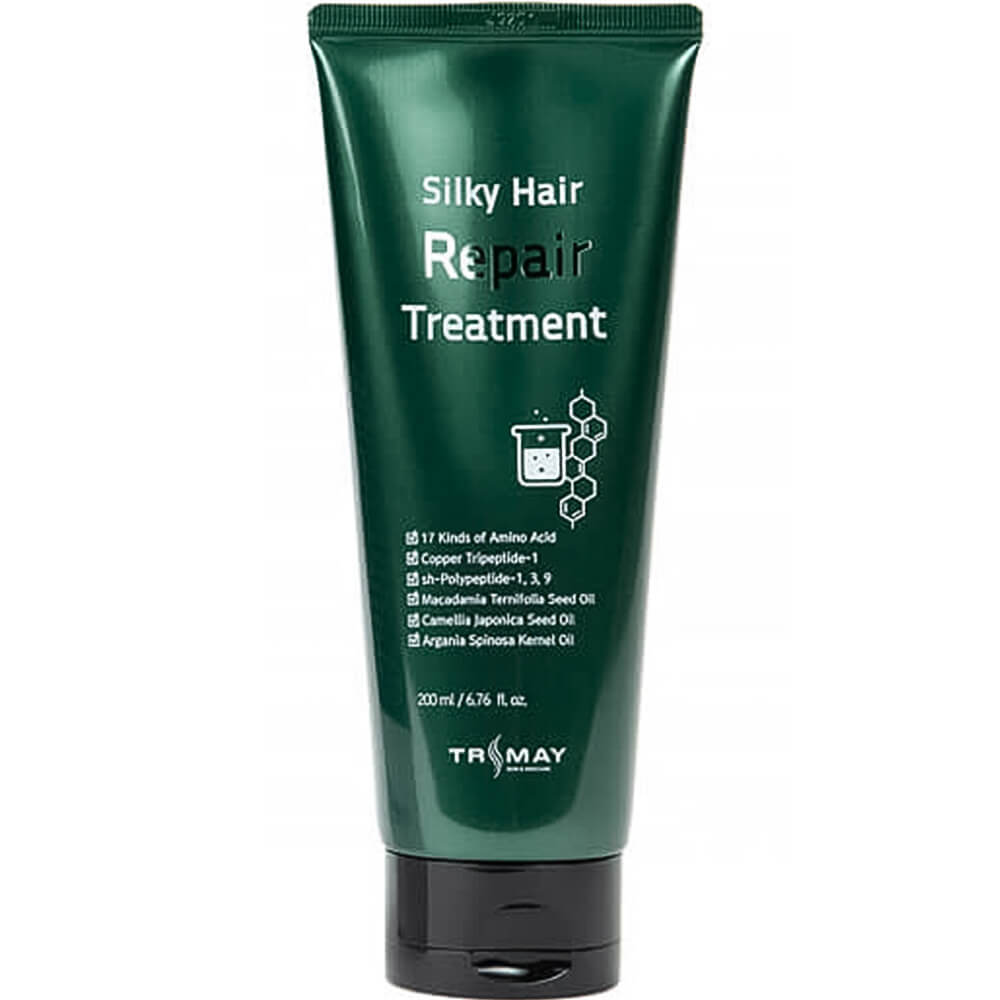 TRIMAY Маска-бальзам для волос с пептидами и аминокислотами Silky Hair Repair Treatment 200 мл
