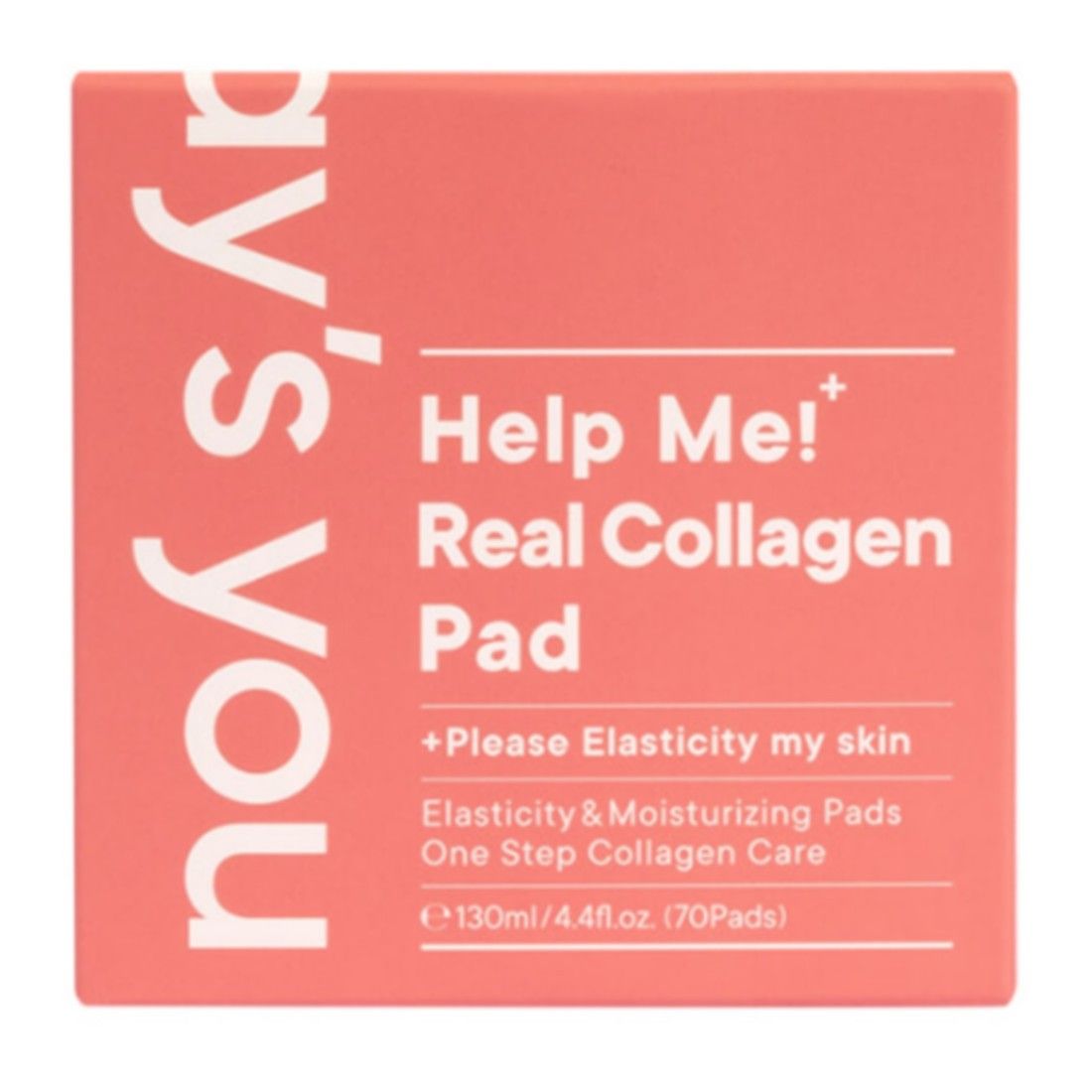 ONE DAY'S YOU Help Me Real Collagen Pad Тонер-пэды с эффектом пилинга с коллагеном (130 мл/70 шт)