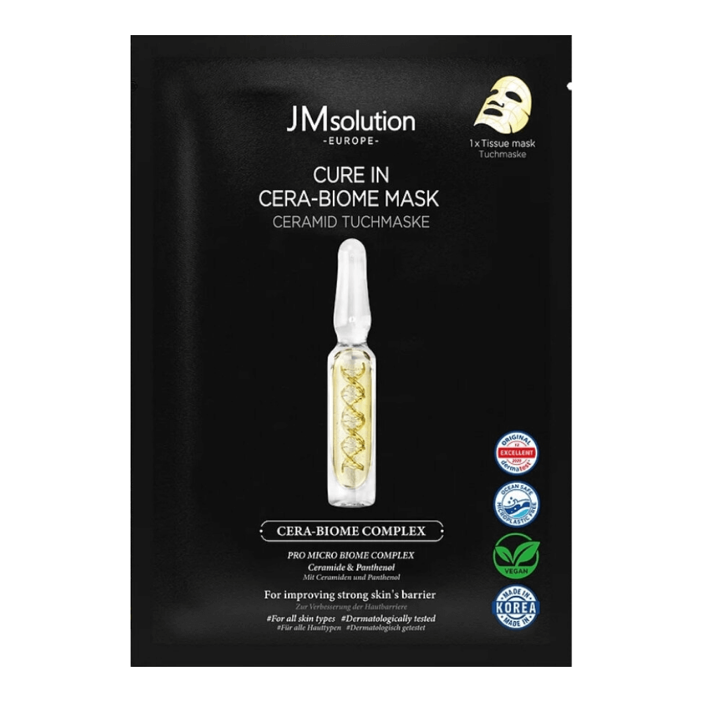 JMsolution Europe Cure In Cera-Biome Mask Лечебная маска с церамидами и пробиотиками, 30мл*1шт