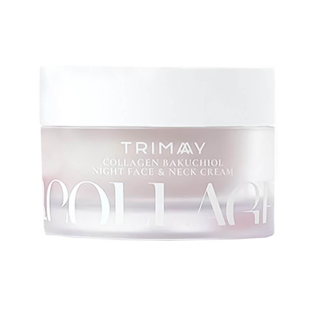 TRIMAY Ночной крем для лица и шеи с бакучиолом Collagen Bakuchiol Night Face & Neck Cream
