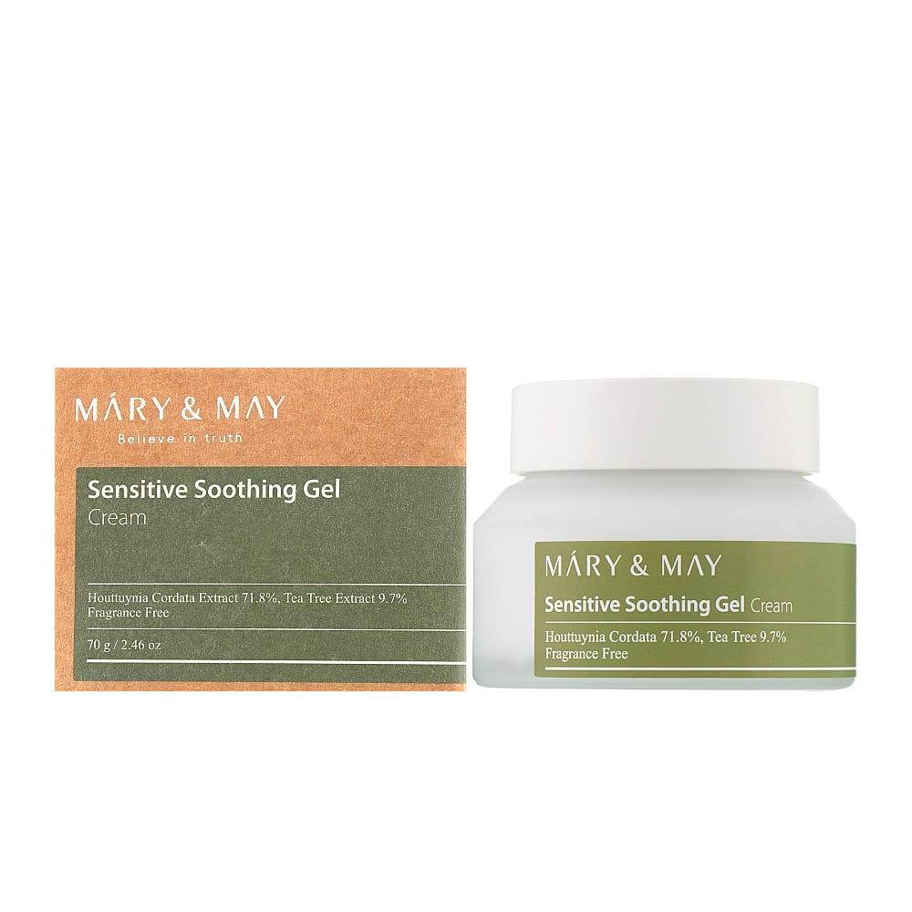 Mary&May Крем-гель успокаивающий для лица Sensitive Soothing Gel Cream 70 г