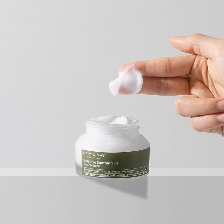 Mary&May Крем-гель успокаивающий для лица Sensitive Soothing Gel Cream 70 г Mary&May Крем-гель успокаивающий для лица Sensitive Soothing Gel Cream 70 г