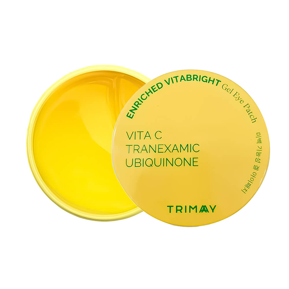 TRIMAY Патчи/век с вит С транексамовой кислотой иQ10/(yellow) Enriched Vitabright Gel Eye Patch 30шт