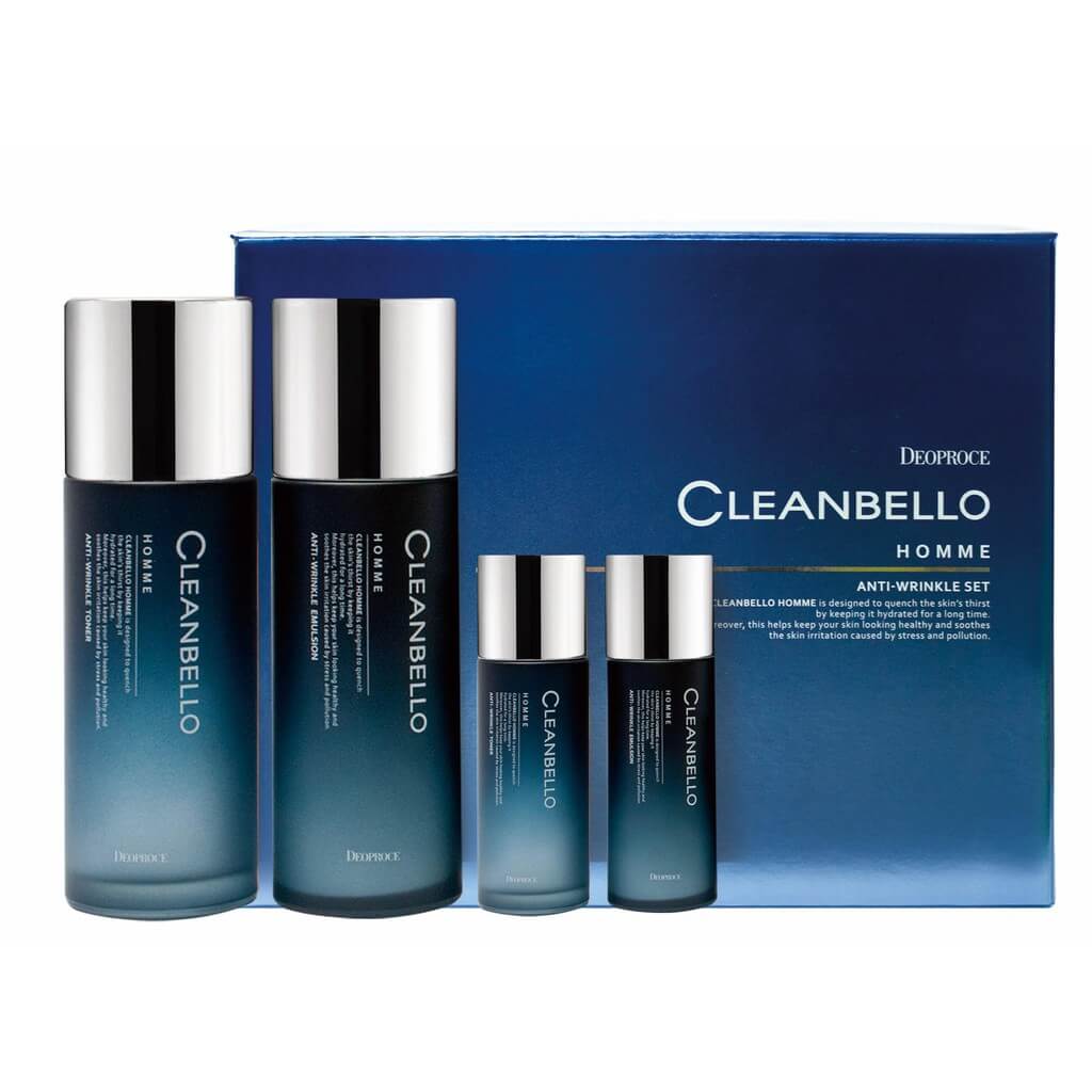 Deoproce Мужской антивозрастной набор Cleanbello Homme Anti-Wrinkle Set