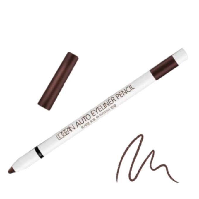 L'OCEAN Карандаш для глаз автоматический Auto Eyeliner Pencil 04 Twinkle Brown