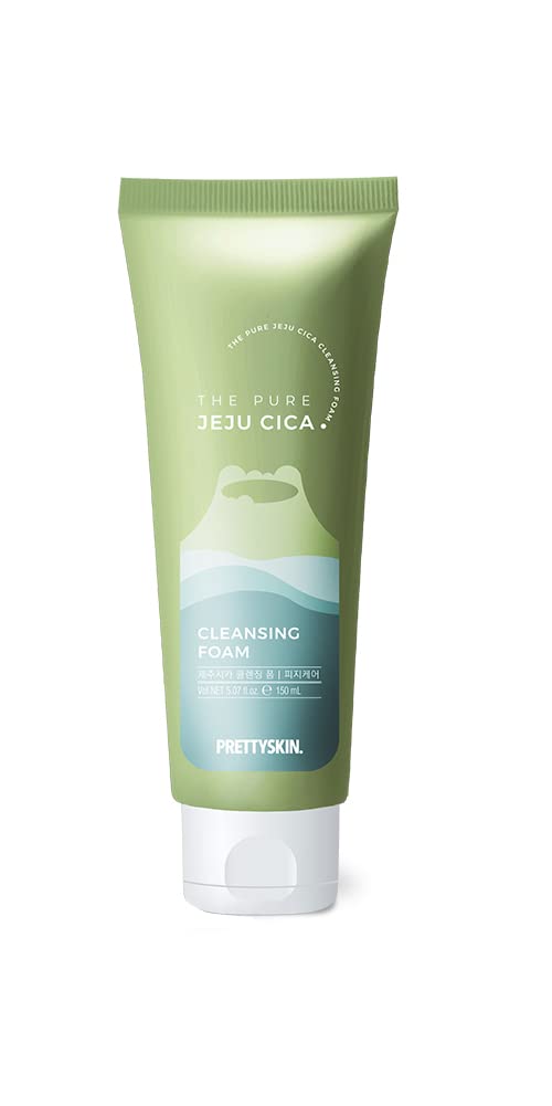 PrettySkin Пенка очищающая с экстрактом центеллы/Foam Cleansing Jeju Cica The Pure 150 мл