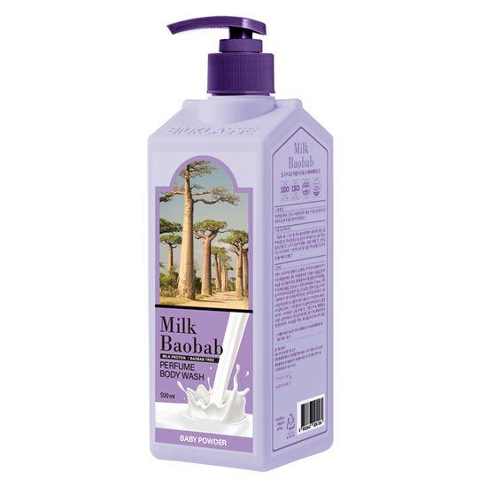 MilkBaobab Гель для душа/Perfume Body Wash Baby Powder 500мл