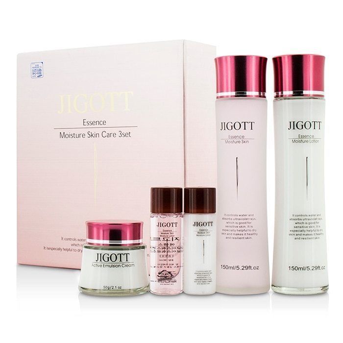 JIGOTT Набор уходовый увлажняющий JIGOTT SET ESSENCE MOISTURE SKIN CARE 3SET