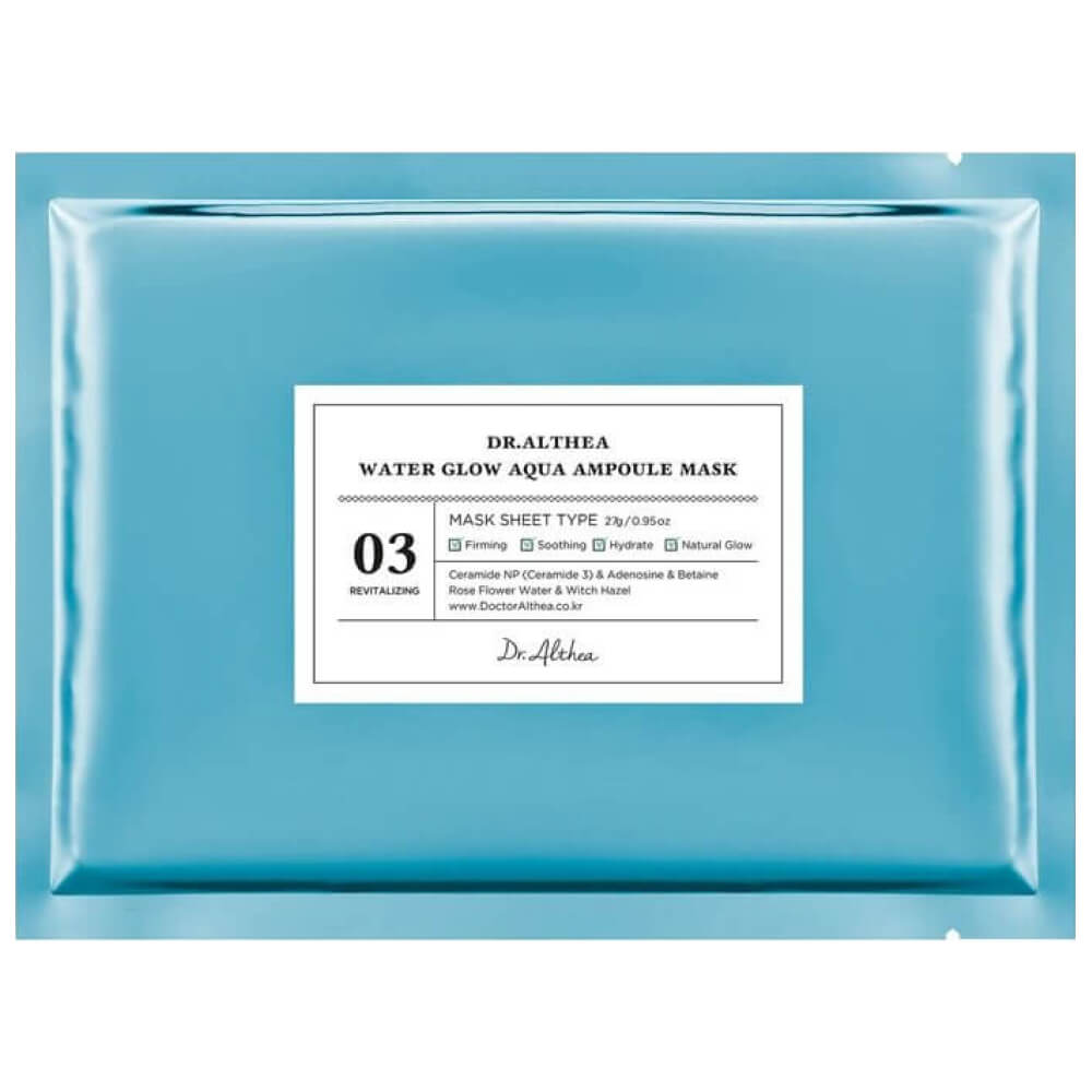 DR.ALTHEA Тканевая маска для лица УВЛАЖНЕНИЕ Dr. Althea Water Glow Aqua Ampoule Mask, 27г*1шт