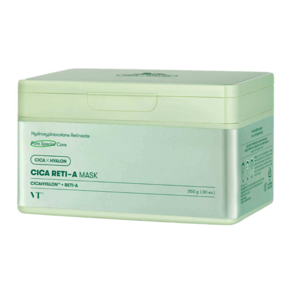 VT Cosmetics Cica Reti-A Mask - Набор масок для сужения пор с ретинолом 350г*30шт
