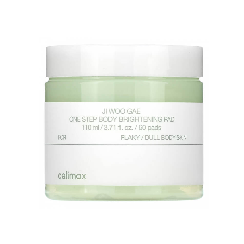 Celimax Тонер-пэды для тела выравнивающие тон кожи Jiwoogae one step body brightening pad 60шт
