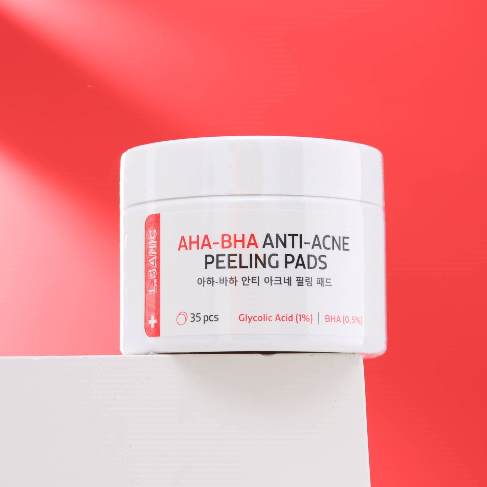 L.Sanic Отшелушивающие диски  против несовершенств кожи - AHA-BHA anti-acne peeling pads