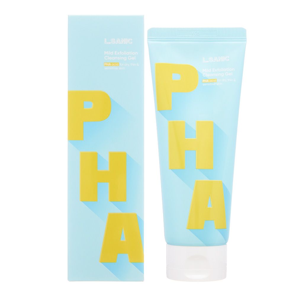 L.Sanic Гель для умывания с PHA-кислотами Mild PHA Acid Exfoliation Cleansing Gel