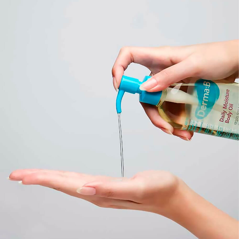 Derma:B Ламеллярное парфюмированное масло для тела с ароматом инжира Daily Moisture Body Oil Purple