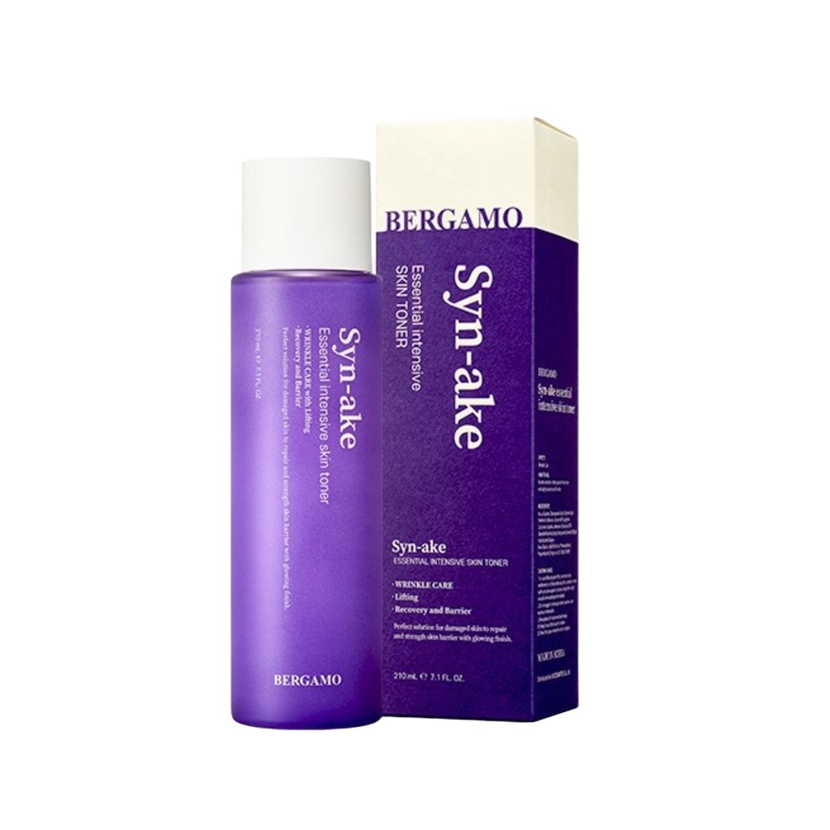 Bergamo Тонер для лица со змеиным ядом  Syn-ake Essential Toner