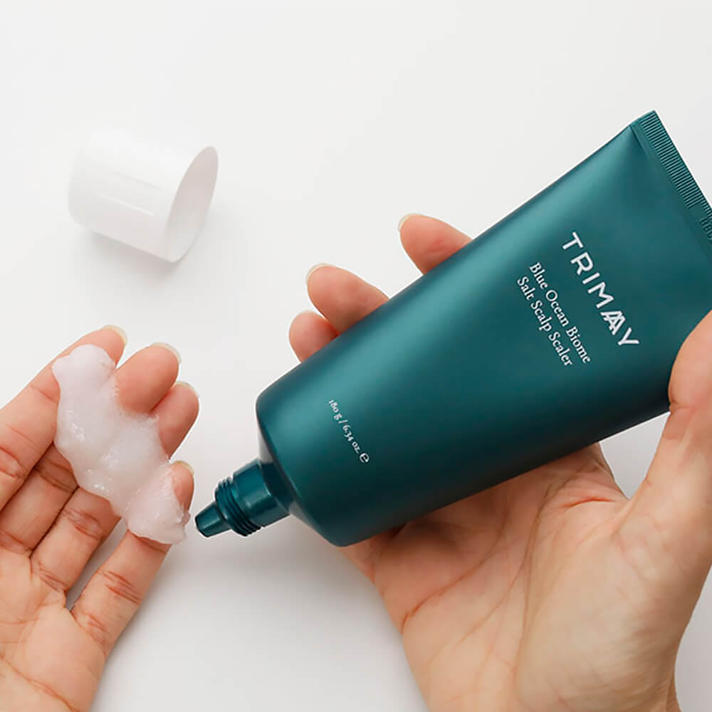TRIMAY Пилинг для кожи головы с морской солью и пробиотиками Blue Ocean Biome Salt Scalp Scaler 180m TRIMAY Пилинг для кожи головы с морской солью и пробиотиками Blue Ocean Biome Salt Scalp Scaler 180m